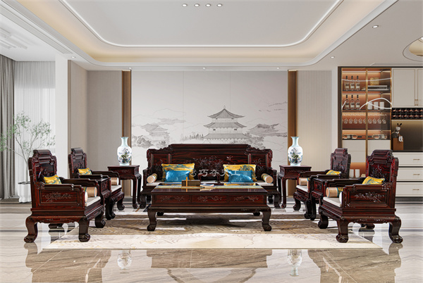 專業(yè)媒體聯(lián)袂測評：巧奪天工紅木《富貴華堂沙發(fā)》值得入手！